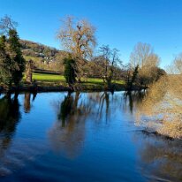 IMG_3922 A beautifully bright evening light over the River Usk.